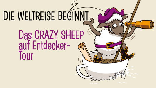 Begleite das CRAZY SHEEP auf Entdecker-Tour