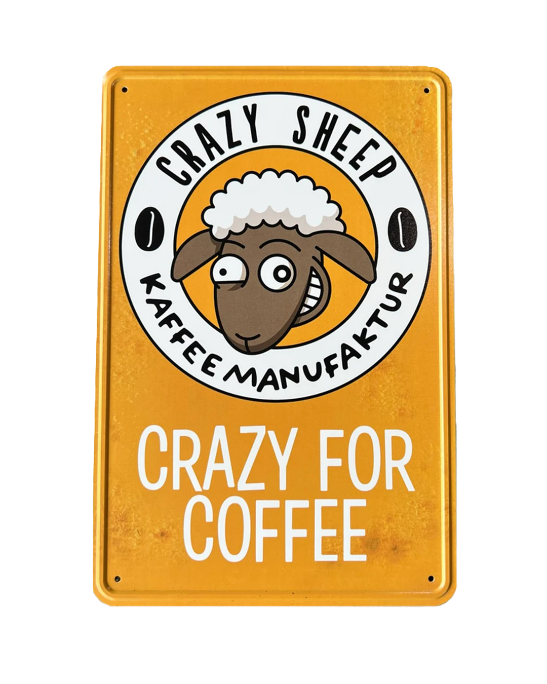 Crazy Sheep Branding-Schild