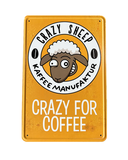 Crazy Sheep Branding-Schild